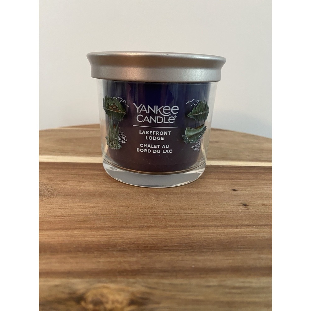 Yankee Candle Lakefront Lodge 4.3 oz Small Jar Tumbler  NEW